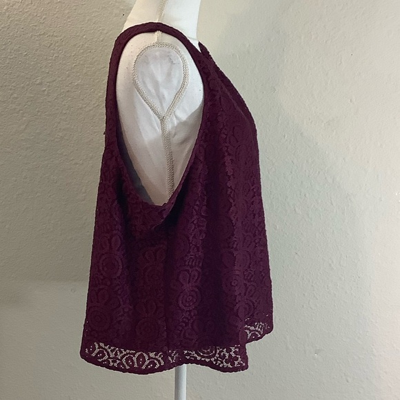 Arizona Jeans Co. lace sleeveless top Junior Plus XXL - Picture 2 of 14